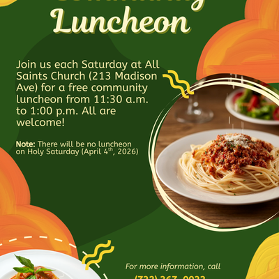 All Saints Community Luncheon